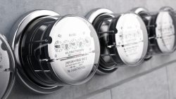 Kilowatt,Hour,Electric,Meters,,Power,Supply,Meters.,3d,Rendering