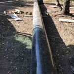 pipe above ground