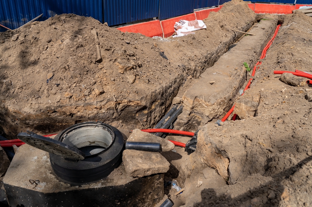 Infrastructure,Project:,Excavation,Site,For,Underground,Utilities,Installation