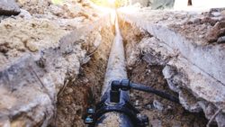 The,Street,Of,The,City,Is,Torn,Down.construction,Underground,Utilities