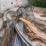 New,Power,Cables,Are,Laid,As,Underground,Cables,In,The